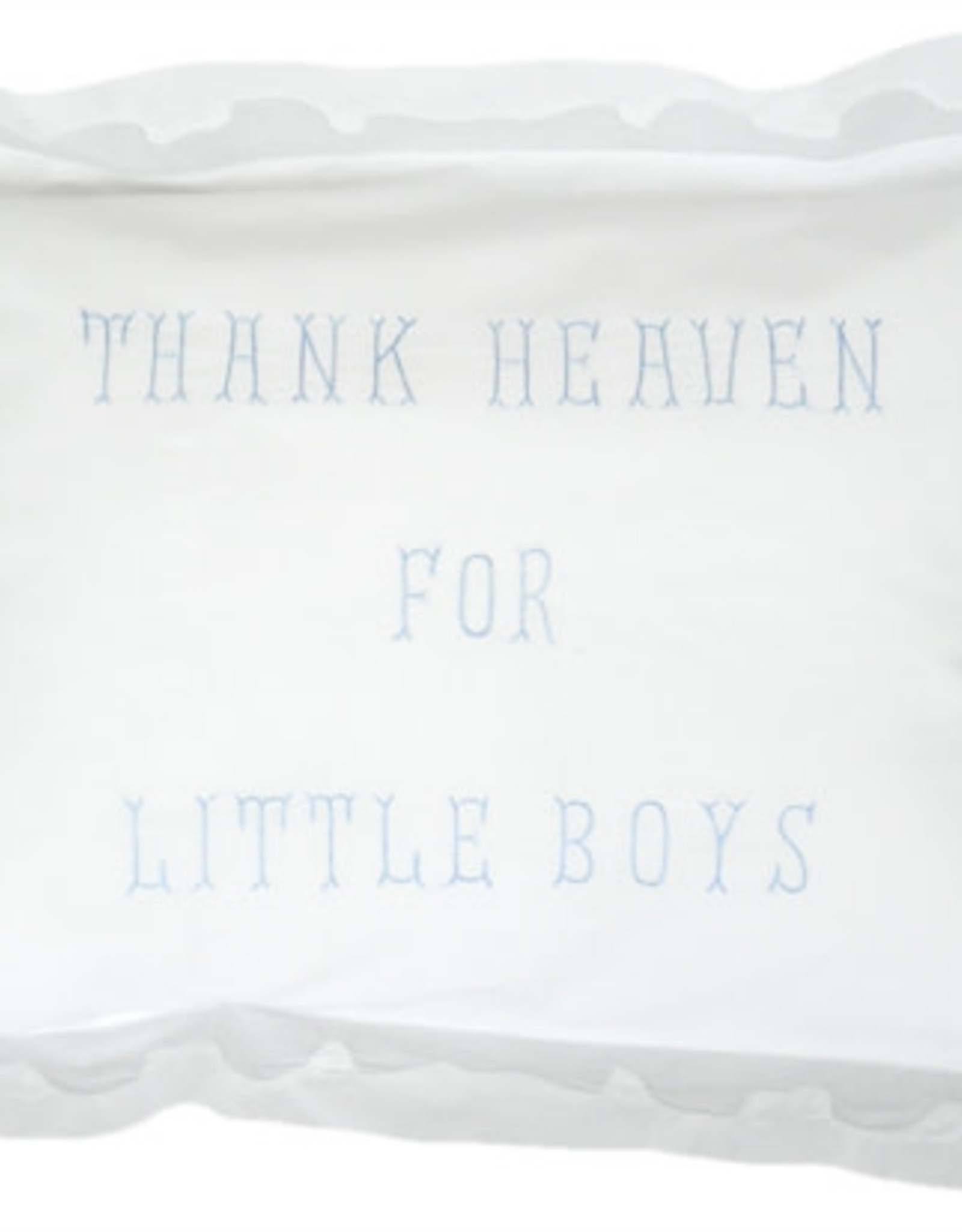 gerbrend Creations Pillow Thank Heaven for Little Boys