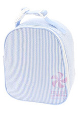 Mint Gumdrop Light Blue Seersucker