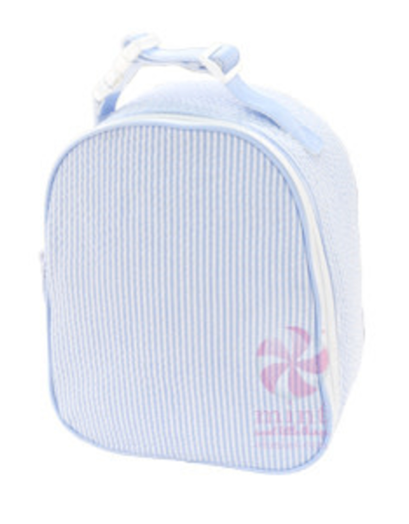 Mint Gumdrop Light Blue Seersucker