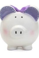 Child to Cherish Lavender Fairy Tale Bank