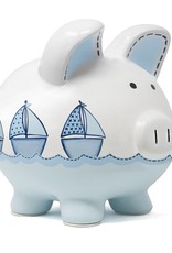 Child to Cherish Three Sailboats Bank