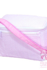 Oh Mint Lunch Box Light Pink Seersucker