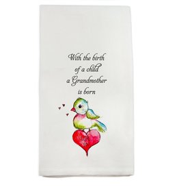 French Graffiti A Grandmother is Born Towel