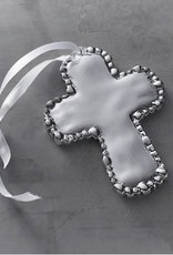 Beatriz Ball Pearl Cross Ornament
