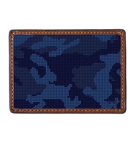 Smather's & Branson Card Wallet Navy Camo xx