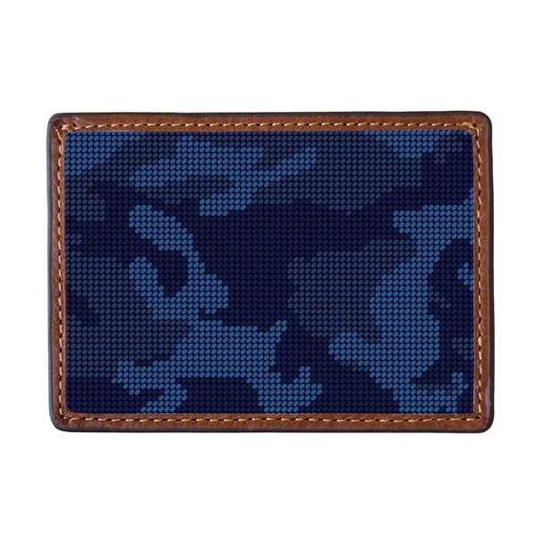 Card Wallet Navy Camo - The Initial Choice