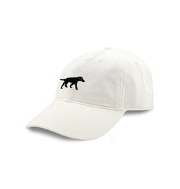 Smather's & Branson Hat Black Lab on White