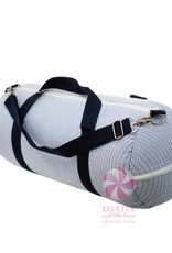 Mint Oh Mint Weekend Duffle Navy Preppy Stripe