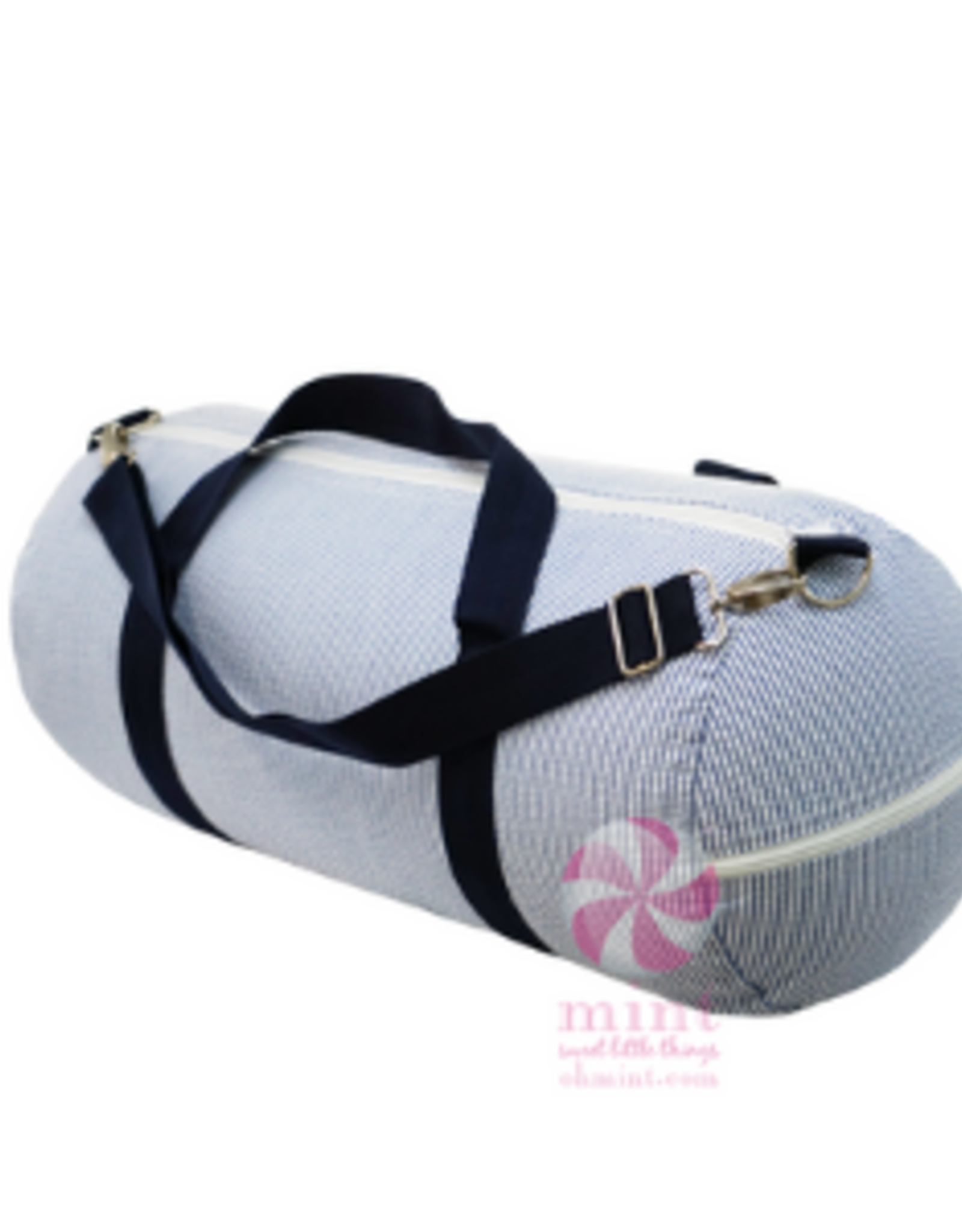 Mint Oh Mint Weekend Duffle Navy Preppy Stripe