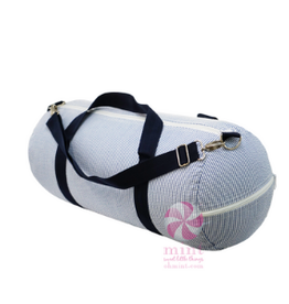 Mint Oh Mint Weekend Duffle Navy Preppy Stripe