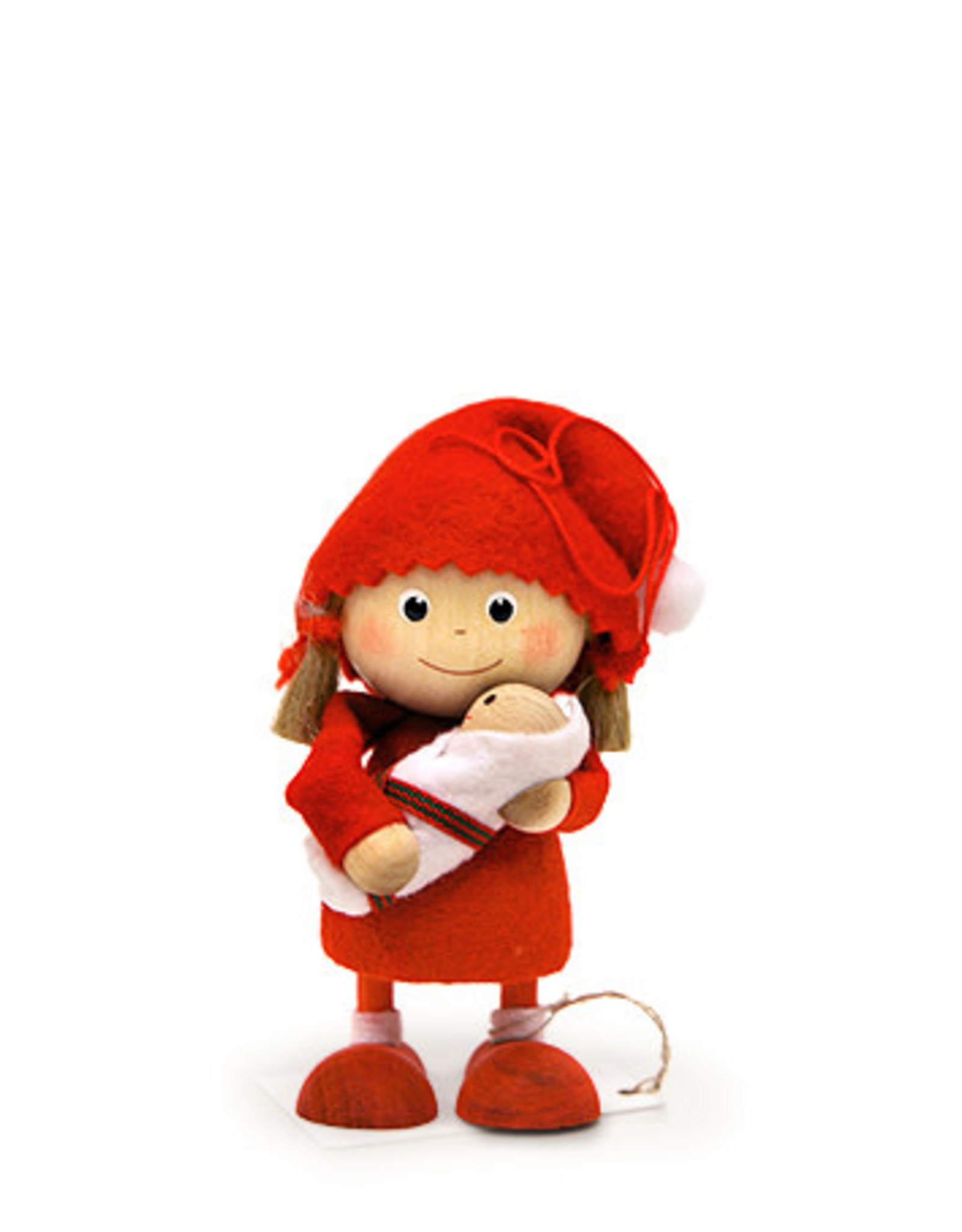 Nordic Dreams Red Girl holding Baby