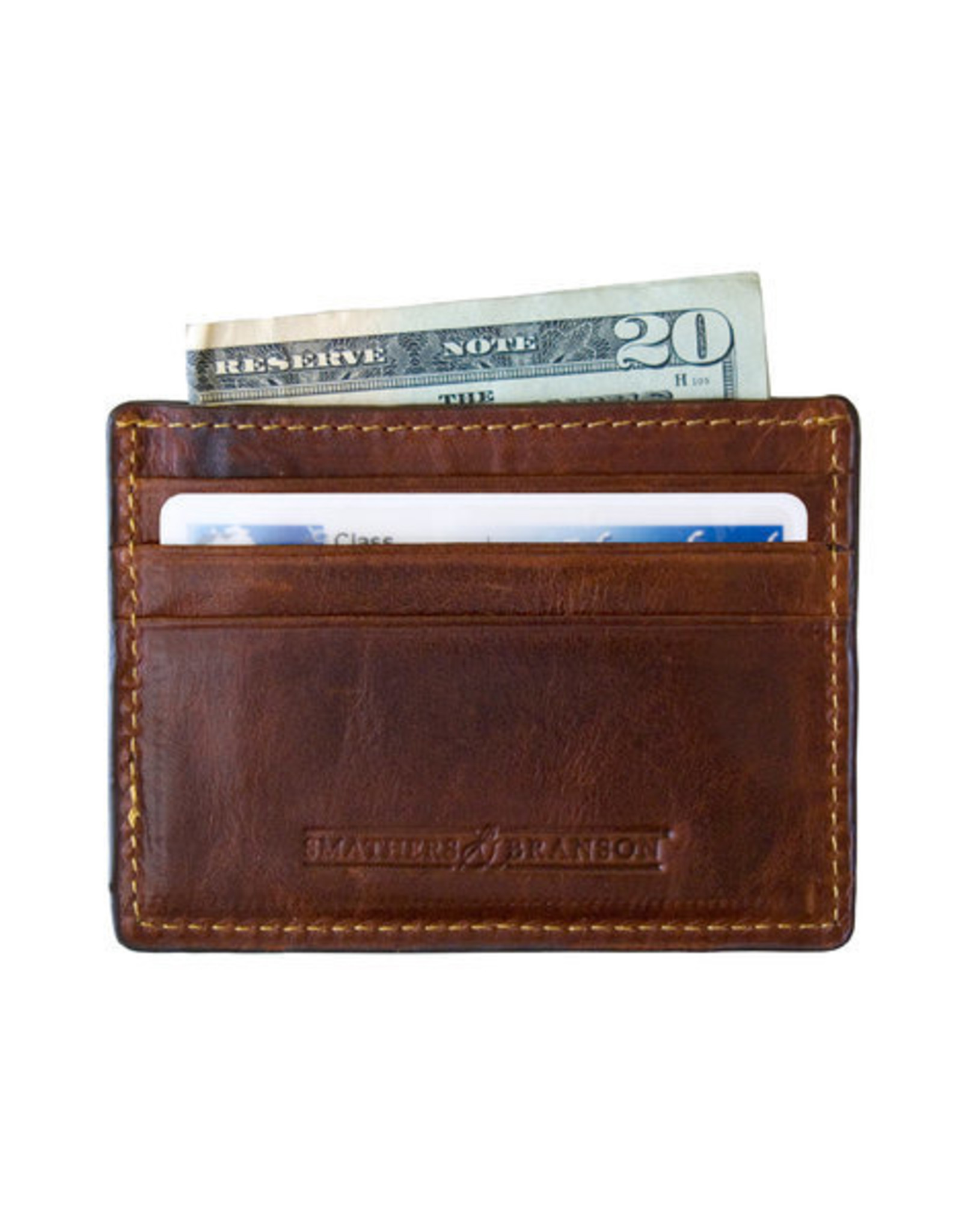 Smather's & Branson Card Wallet Gaucho Mini Navy