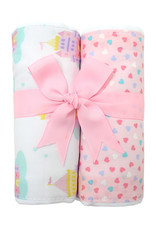 Three Marthas Set of 2 Princess Burp Cloths xx