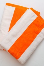 Beach Towel Orange Stripe