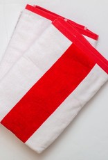 Beach Towel Red Stripe