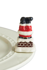 Nora Fleming Mini Down the Chimney Santa Legs