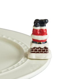 Nora Fleming Mini Down the Chimney Santa Legs