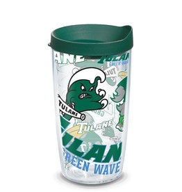 Tervis Tumbler 16oz/lid Tulane All Over