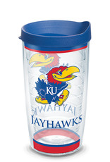 Tervis Tumbler 16oz/lid Kansas Univ Jayhawks