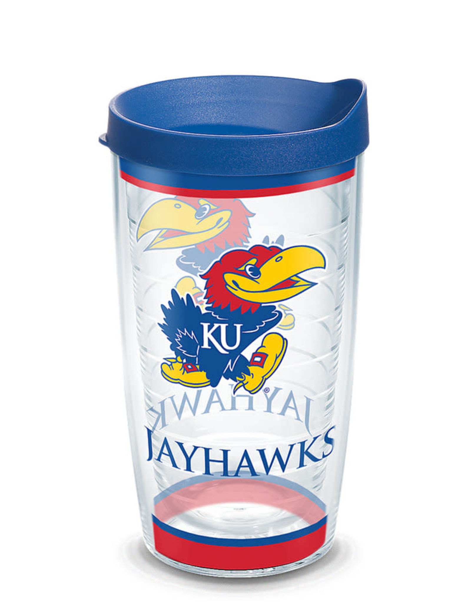 Tervis Tumbler 16oz/lid Kansas Univ Jayhawks
