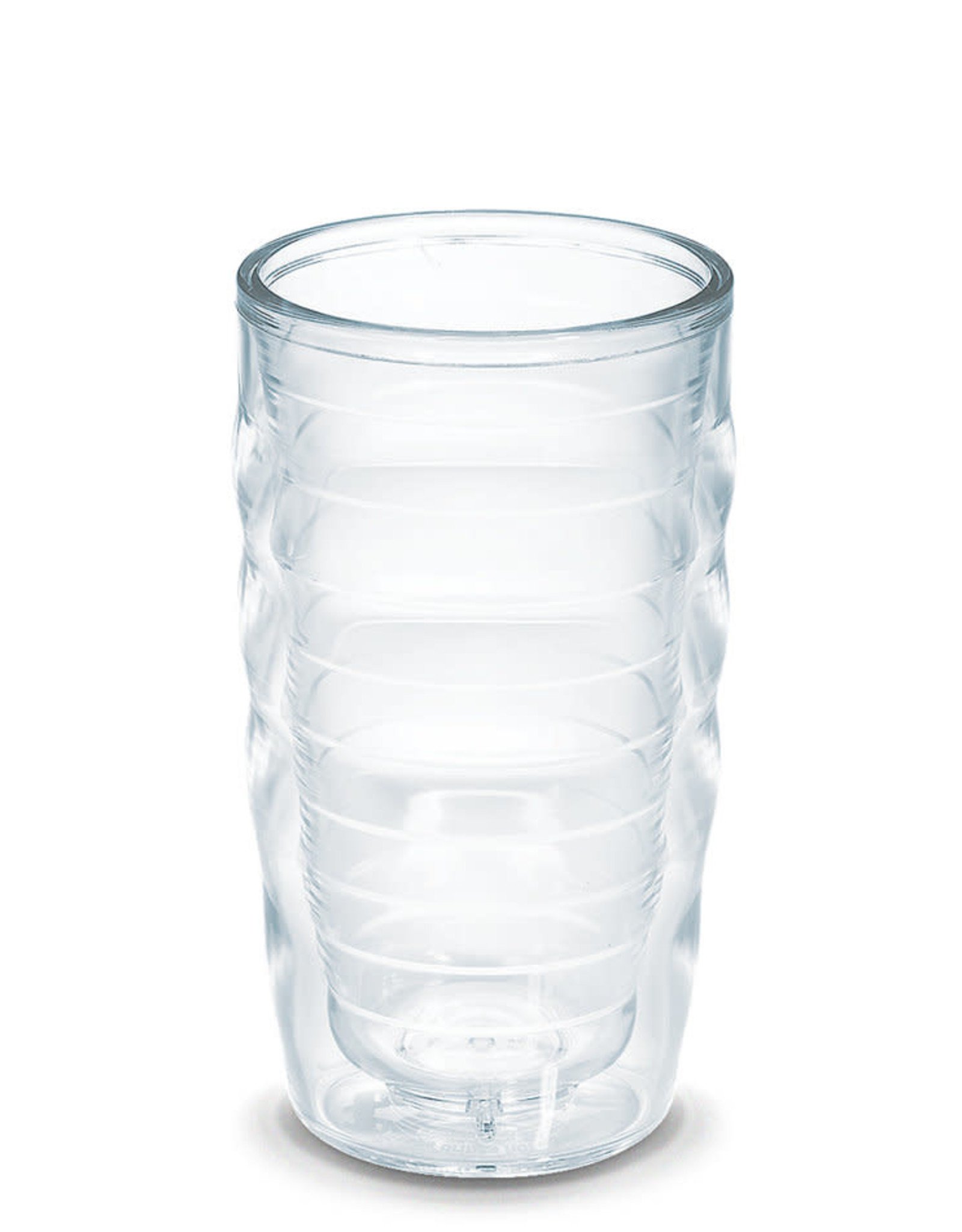 Tervis Tumbler 10oz clear wavy glass