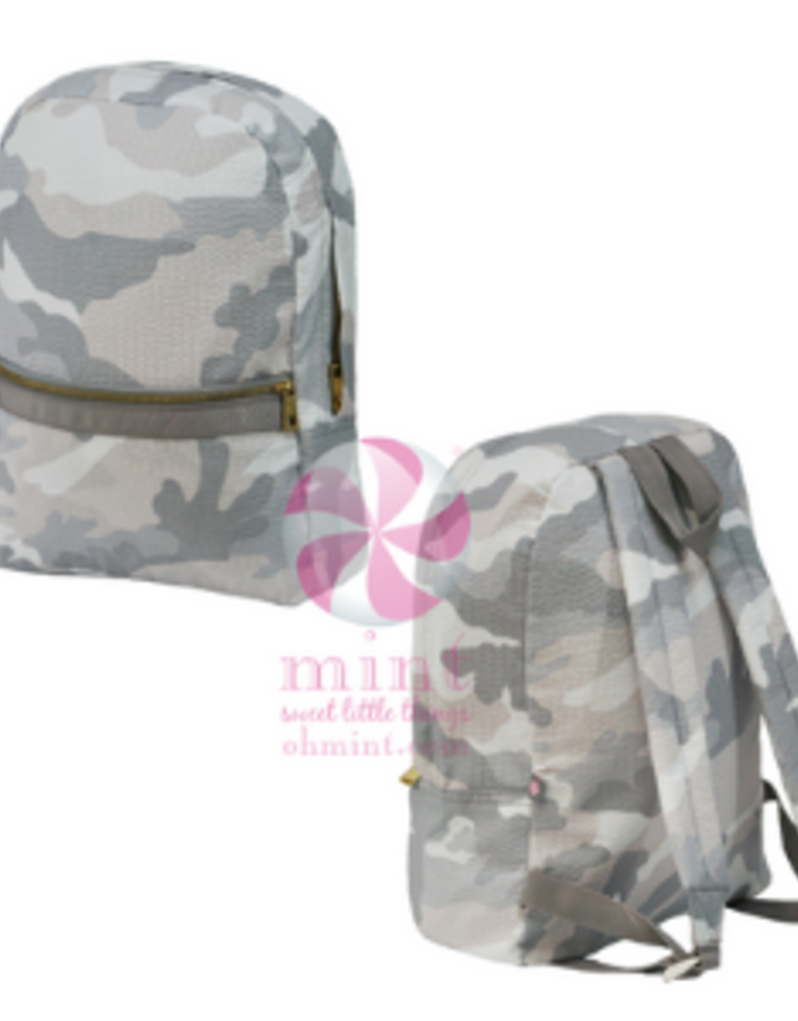 Oh Mint Small Backpack Grey camo