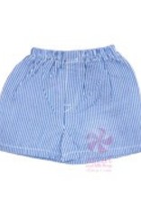 Mint Navy Seersucker Boxers