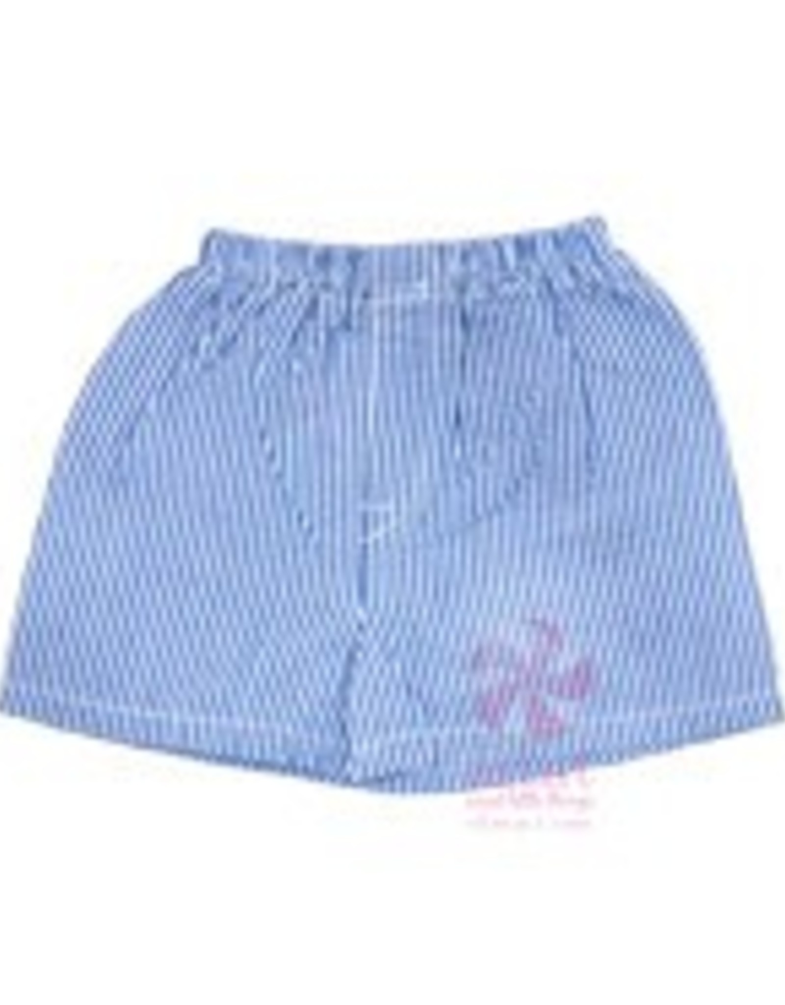 Mint Navy Seersucker Boxers