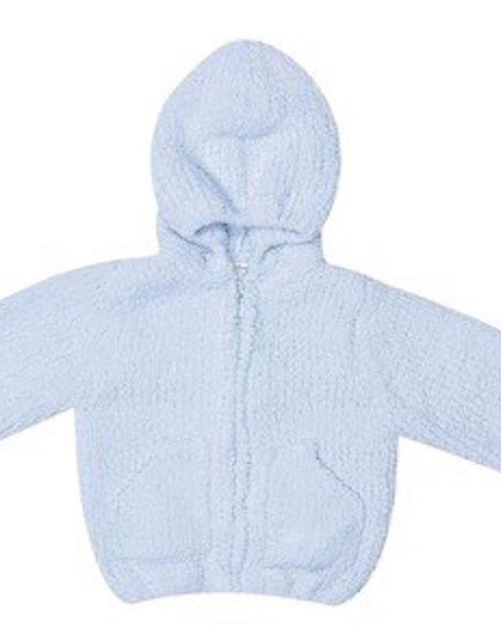 Chenille Hoodie Light Blue - The Initial Choice