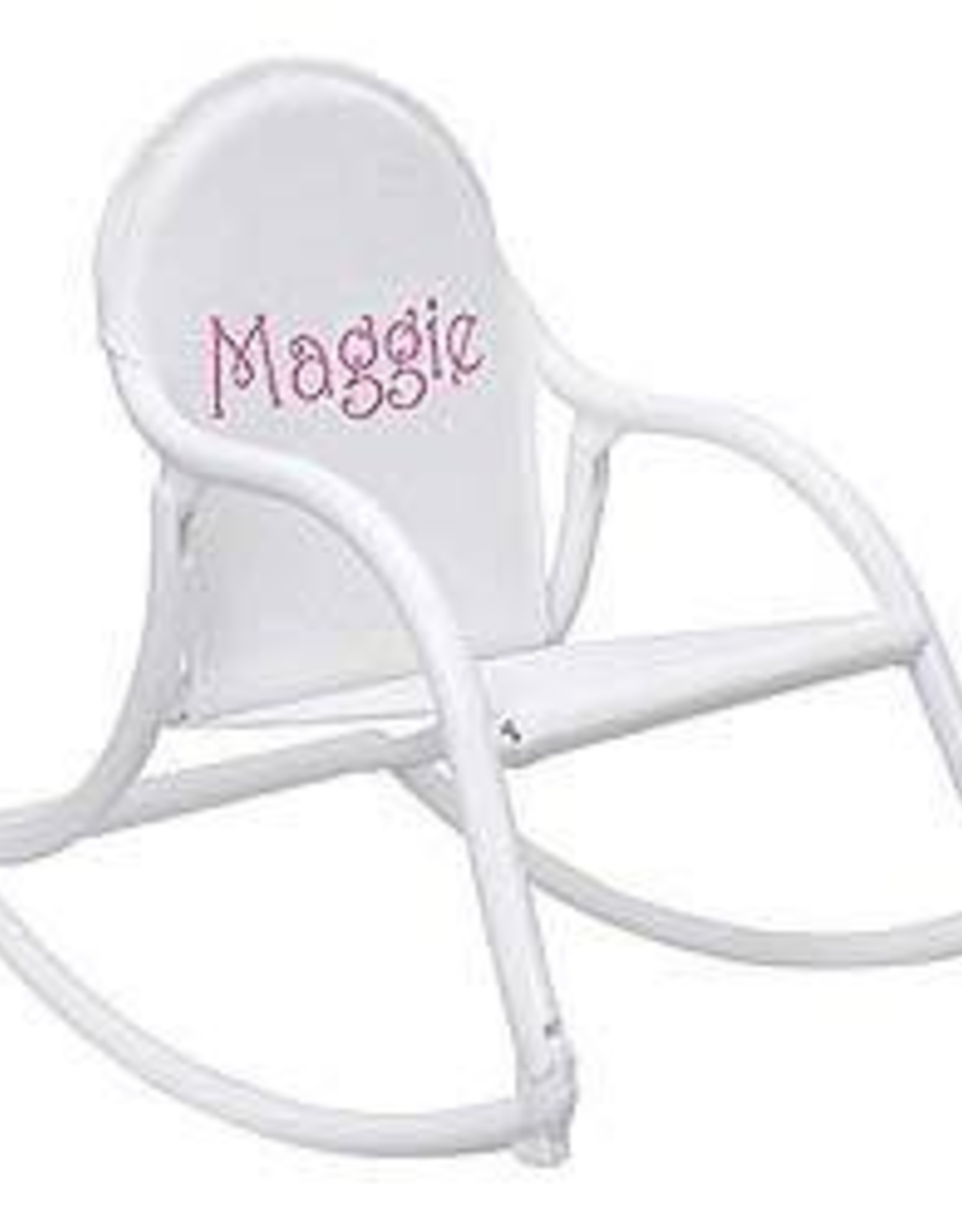 Hoohobbers Hoohobber White Rocking Chair White Mesh