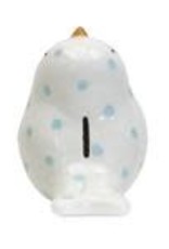 Child to Cherish Blue Dotted Birdie Bank x