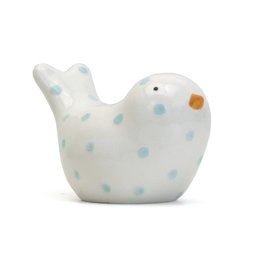 Child to Cherish Blue Dotted Birdie Bank x