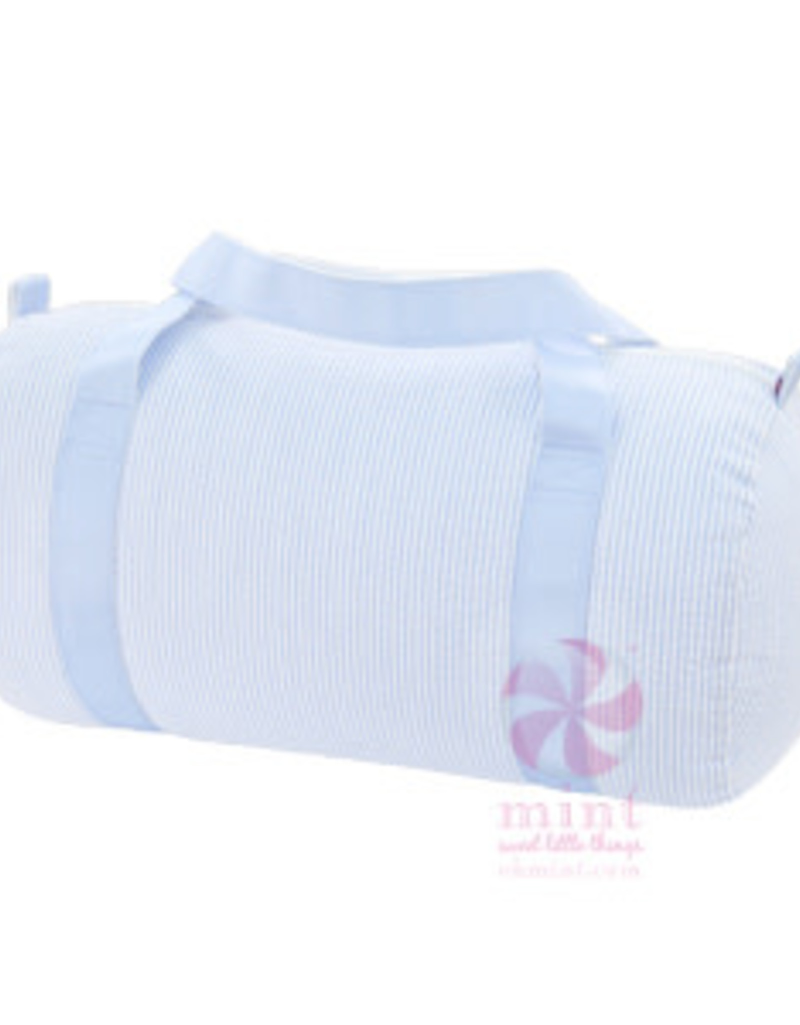 Mint Mint Duffle Medium Light Blue Seersucker