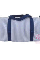 Mint OhMint Baby Duffle Navy Seersucker 13"x11"