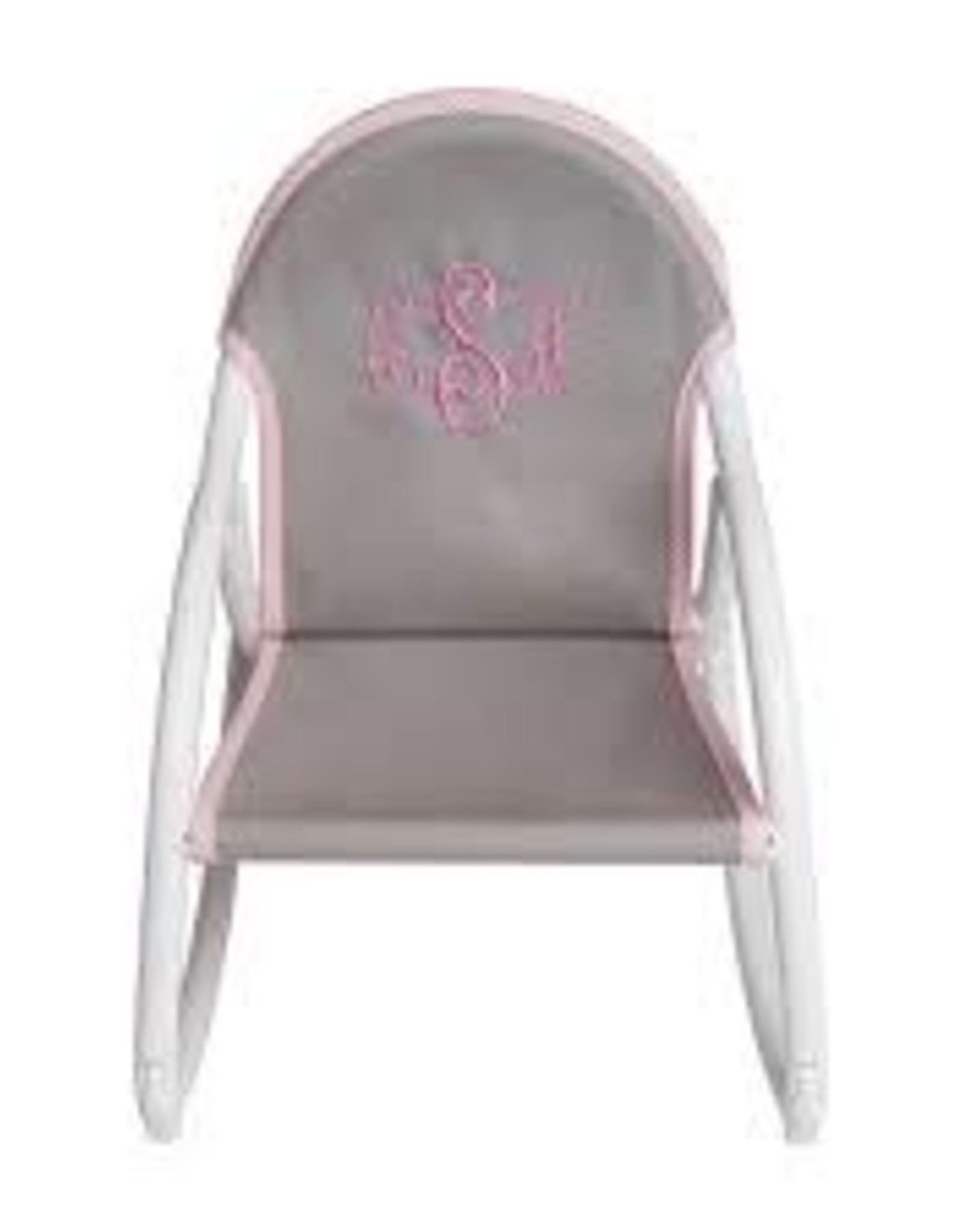 Hoohobbers Hoohobber Rocking Chair Grey Canvas Pink Gingham