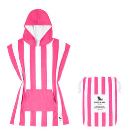 Dock & Bay Quick Dry Hooded Towel Hot Pink