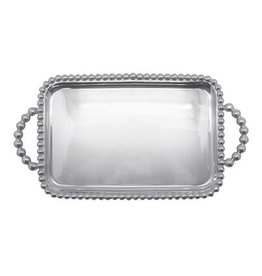 Mariposa Pearled Medium Service Tray