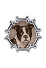 Mariposa Dog Bone Round Frame