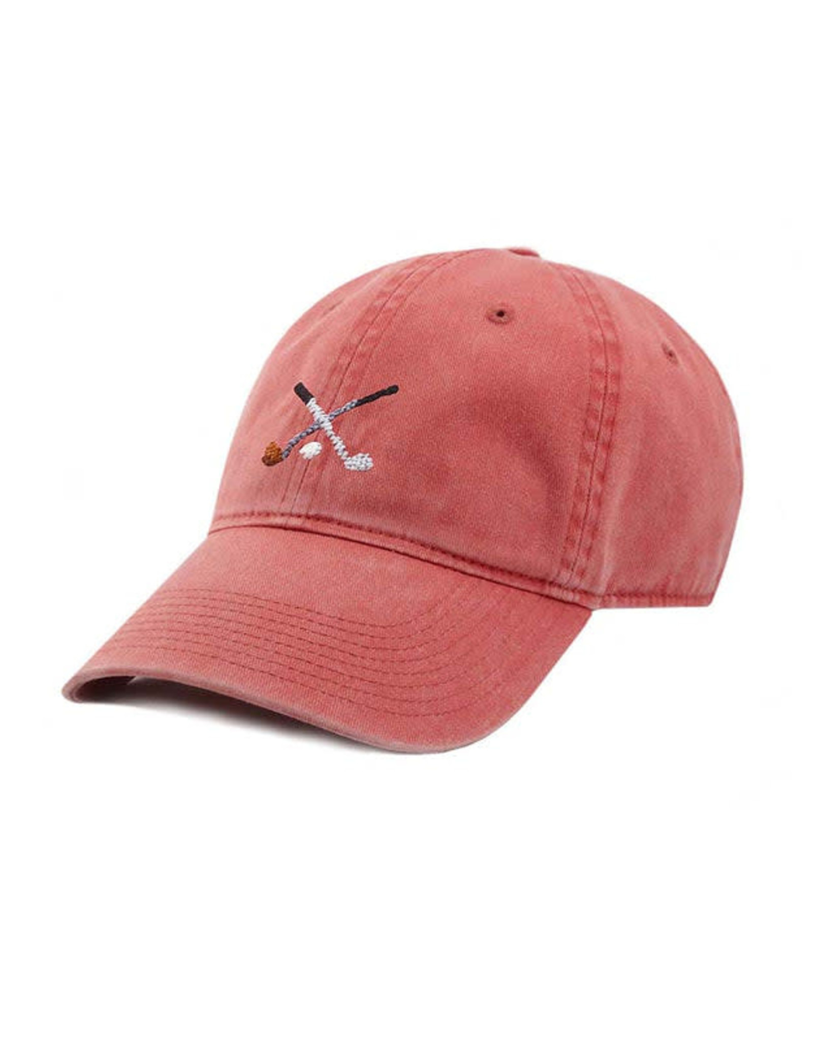 Smather's & Branson Hat Crossed Clubs Nantucket Red