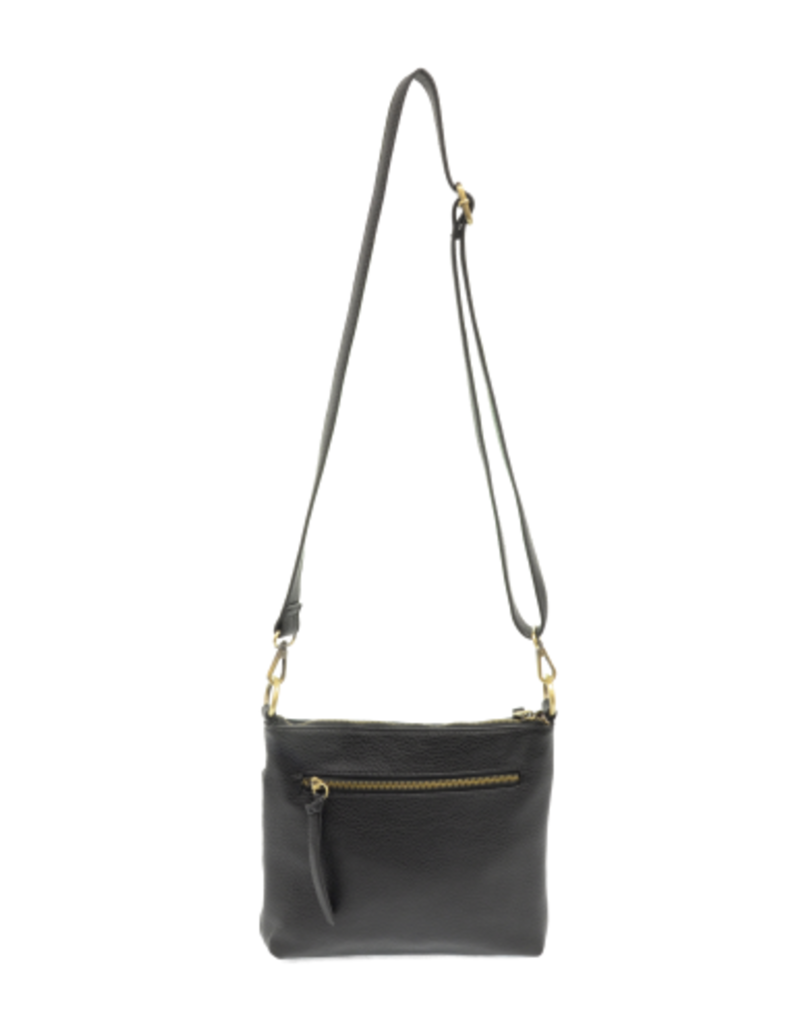 Joy Susan Black Layla Top Zip Crossbody