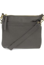 Joy Susan Charcoal Layla Top Zip Crossbody