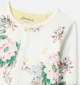 Joules Babygrow Floral And White