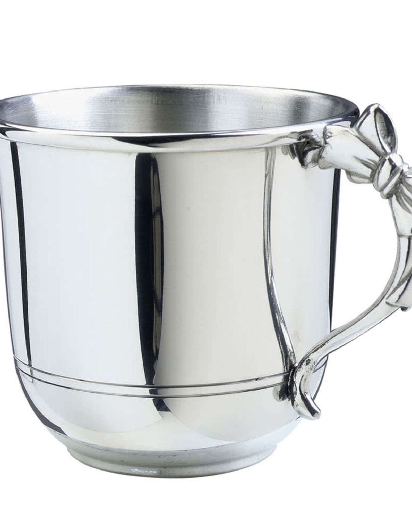 Salisbuy Pewter Pewter Baby Cup w/ Bow Handle
