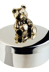 Salisbuy Pewter Teddy Keepsake Box