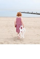 Hoohobbers Hoohobber White Jr Director Chair Hot Pink