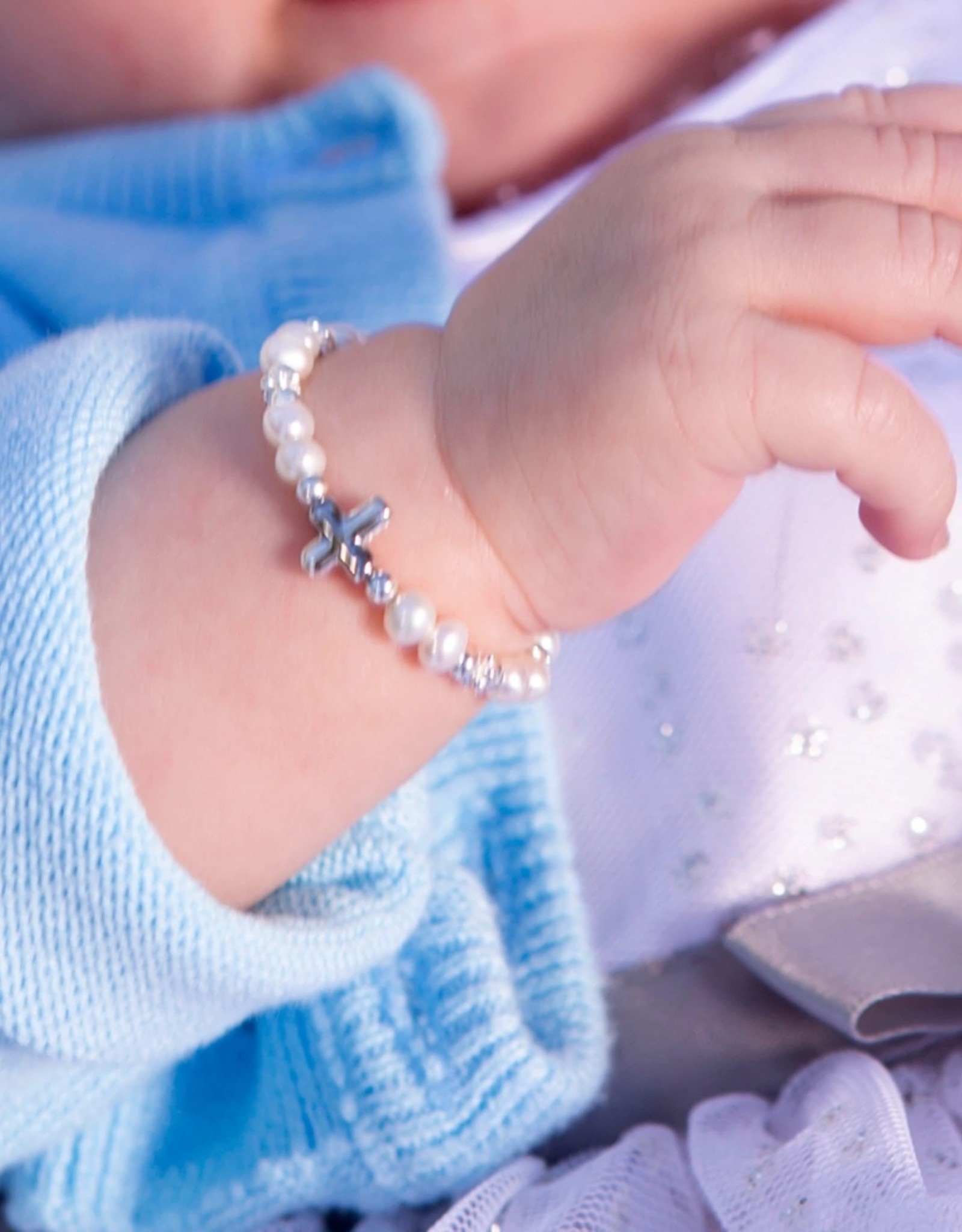 Cherished Moments Emily Sterling Cross Bracelet 1-5yr