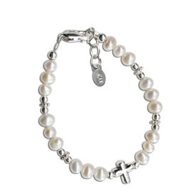 Cherished Moments Emily Sterling Cross Bracelet 6-12yr