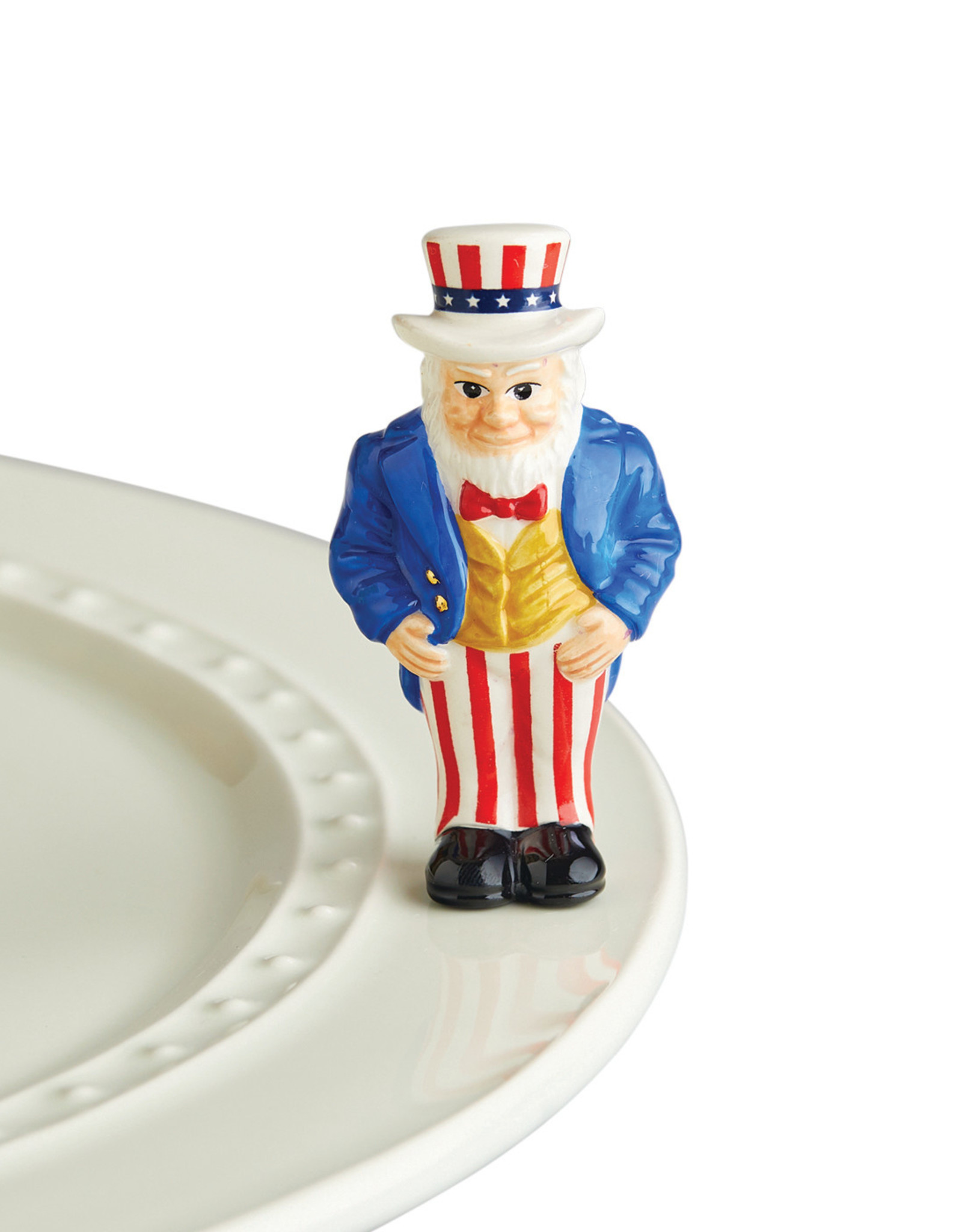 Nora Fleming Mini All American Uncle Sam