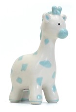 Child to Cherish Blue Spotted Giraffe Bank