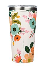 Corkcicle 16oz Tumbler Cream Lively Floral